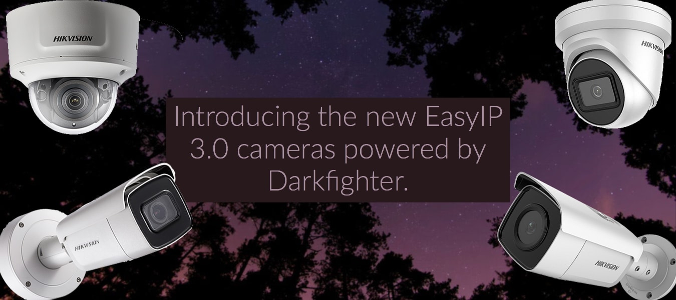 Hikvision's range of DarkFighter IP cameras